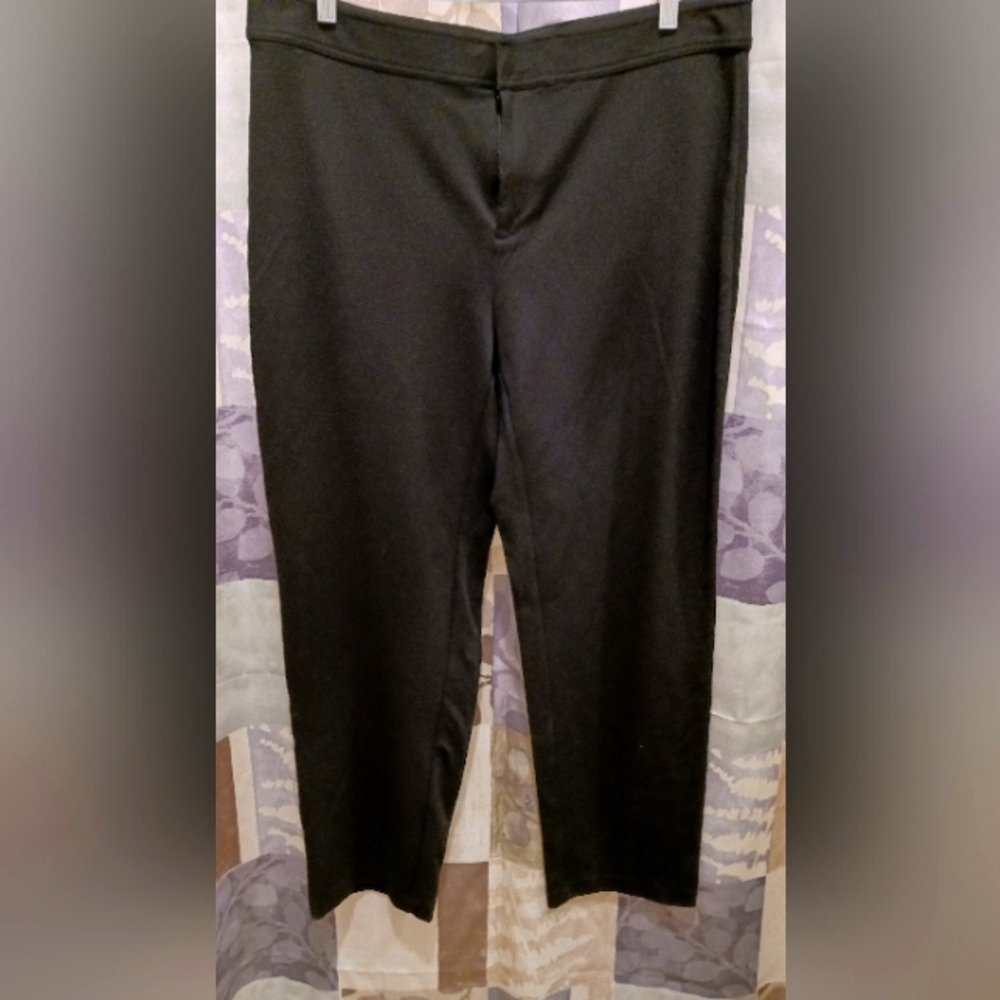 Talbots Stretch dress pants in black, 16W